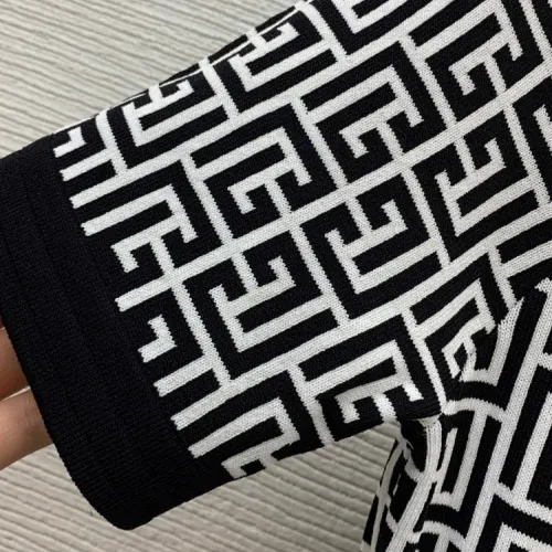 Replica Balmain Dresses Short Sleeved For Women #1440089 $105.00 USD for Wholesale