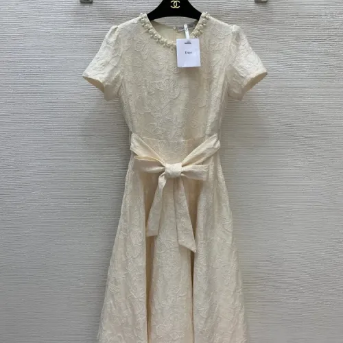 Wholesale Christian Dior Dresses Short Sleeved For Women #1440097 $135.00 USD, Wholesale Quality Replica Christian Dior Dresses