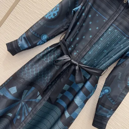 Replica Hermes Dresses Long Sleeved For Women #1440209 $88.00 USD for Wholesale