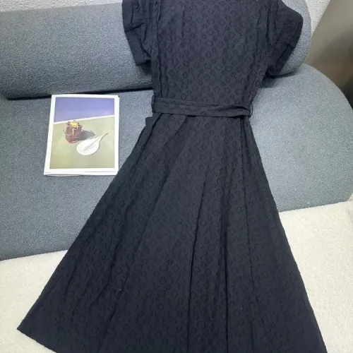 Replica Louis Vuitton LV Dresses Short Sleeved For Women #1440211 $85.00 USD for Wholesale