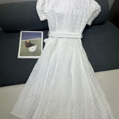 Replica Louis Vuitton LV Dresses Short Sleeved For Women #1440212 $85.00 USD for Wholesale