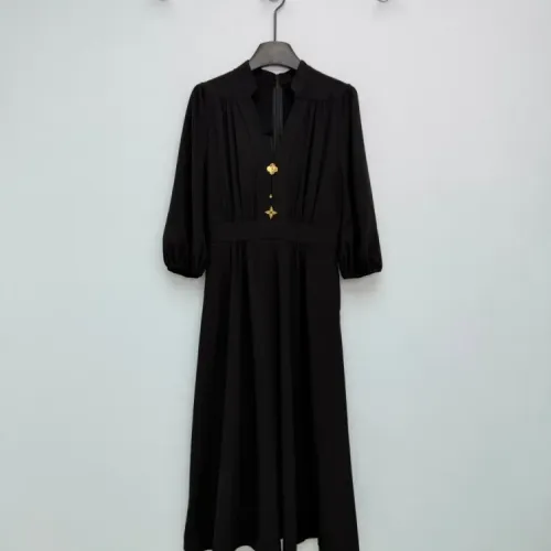 Wholesale Louis Vuitton LV Dresses Long Sleeved For Women #1440213 $135.00 USD, Wholesale Quality Replica Louis Vuitton LV Dresses