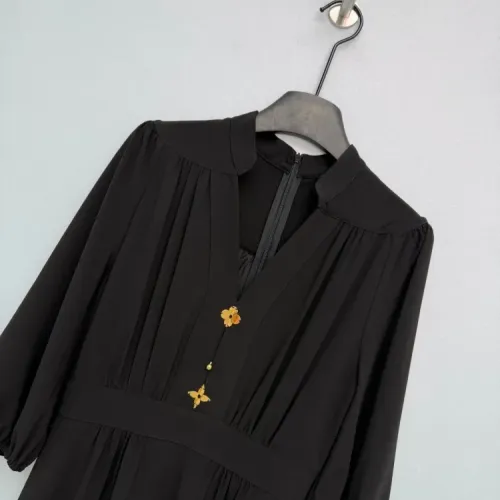 Replica Louis Vuitton LV Dresses Long Sleeved For Women #1440213 $135.00 USD for Wholesale
