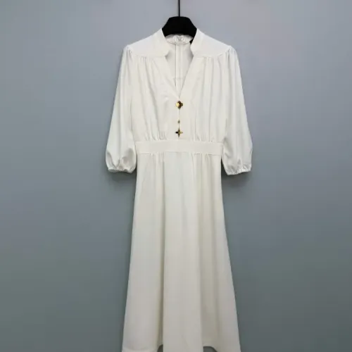 Wholesale Louis Vuitton LV Dresses Long Sleeved For Women #1440214 $135.00 USD, Wholesale Quality Replica Louis Vuitton LV Dresses