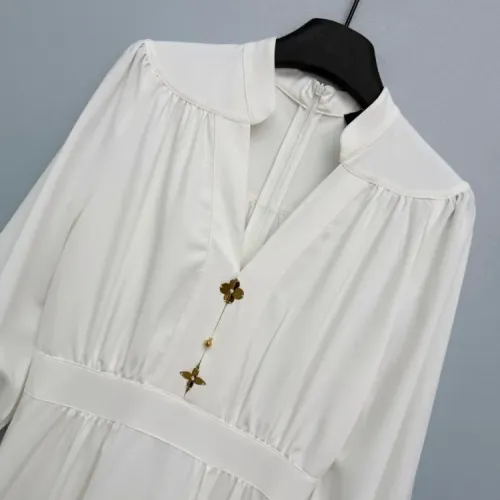 Replica Louis Vuitton LV Dresses Long Sleeved For Women #1440214 $135.00 USD for Wholesale