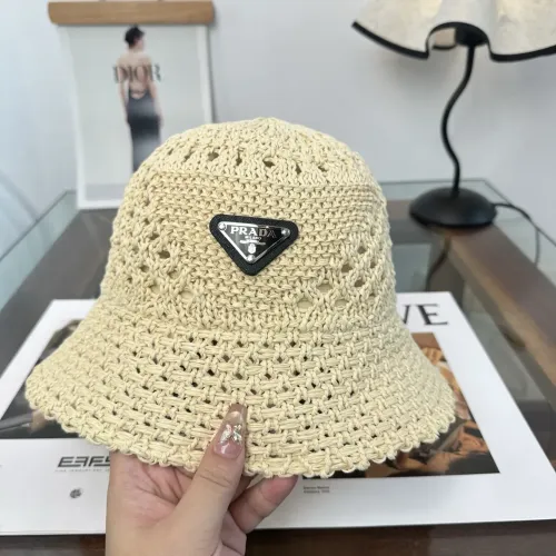 Wholesale Prada Caps #1440237 $27.00 USD, Wholesale Quality Replica Prada Caps