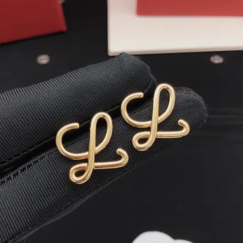 Replica LOEWE Earrings For Women #1440436 $25.00 USD for Wholesale