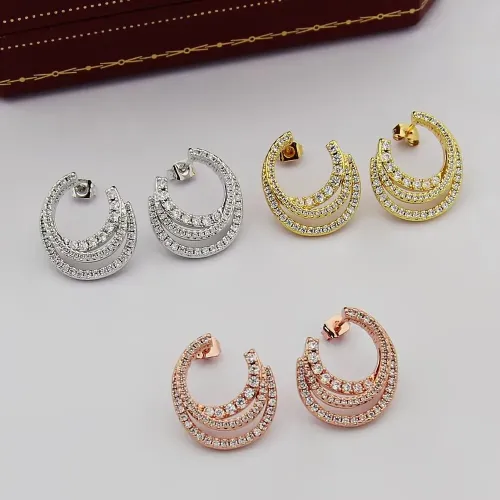 Replica Cartier Earrings For Women #1440447 $27.00 USD for Wholesale