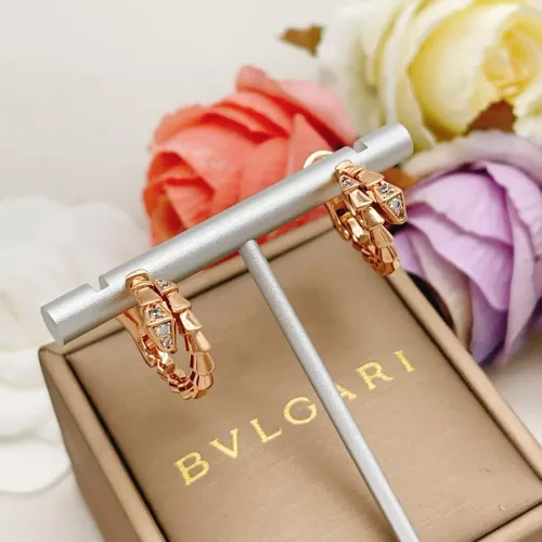 Replica Bvlgari Earrings For Women #1440500 $34.00 USD for Wholesale