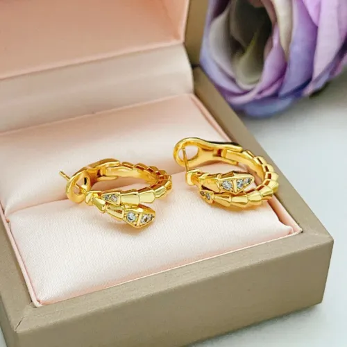 Wholesale Bvlgari Earrings For Women #1440501 $34.00 USD, Wholesale Quality Replica Bvlgari Earrings