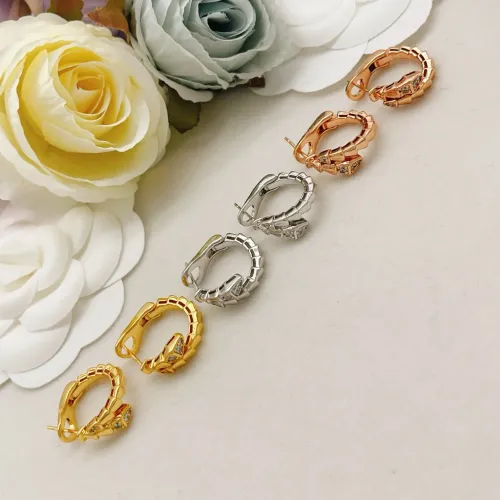 Replica Bvlgari Earrings For Women #1440501 $34.00 USD for Wholesale