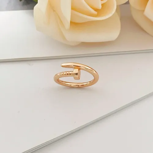 Replica Cartier Rings In Rose Gold #1440525 $25.00 USD for Wholesale