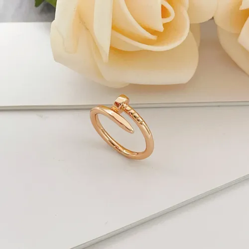 Replica Cartier Rings In Rose Gold #1440525 $25.00 USD for Wholesale