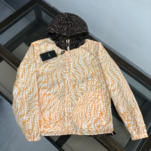 Wholesale Fendi Jackets Long Sleeved For Men #1440547 $98.00 USD, Wholesale Quality Replica Fendi Jackets