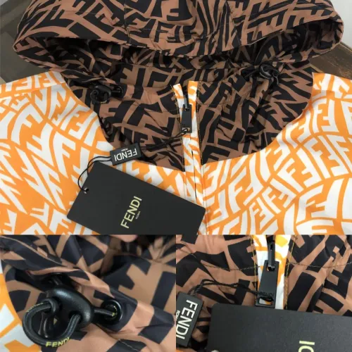 Replica Fendi Jackets Long Sleeved For Men #1440547 $98.00 USD for Wholesale