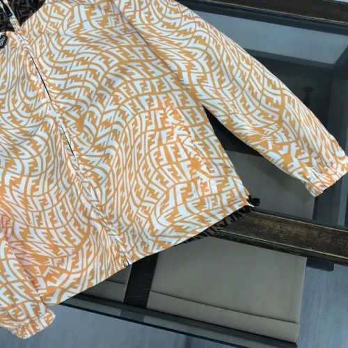 Replica Fendi Jackets Long Sleeved For Men #1440547 $98.00 USD for Wholesale