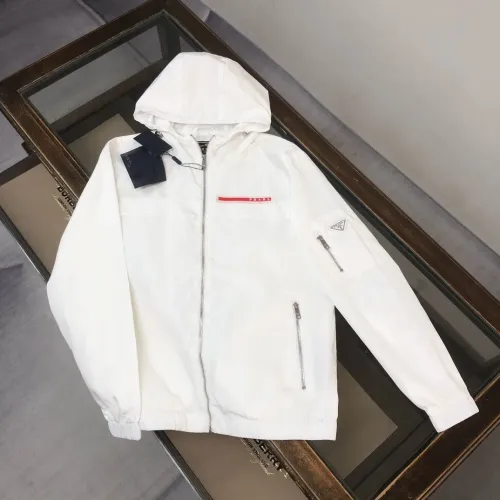 Wholesale Prada Jackets Long Sleeved For Men #1440565 $105.00 USD, Wholesale Quality Replica Prada Jackets