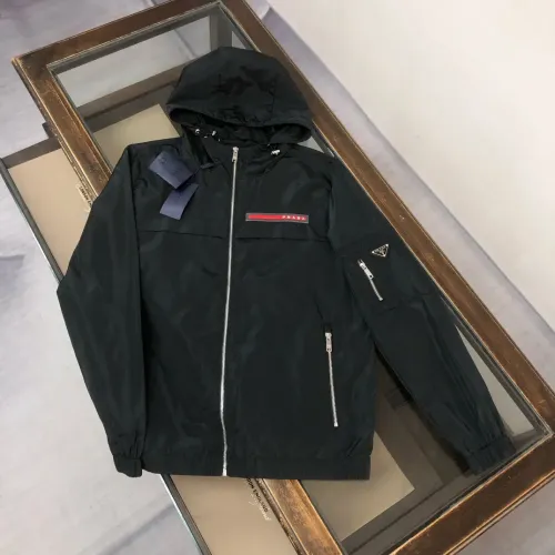 Wholesale Prada Jackets Long Sleeved For Men #1440566 $105.00 USD, Wholesale Quality Replica Prada Jackets