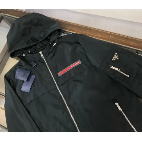 Replica Prada Jackets Long Sleeved For Men #1440566 $105.00 USD for Wholesale