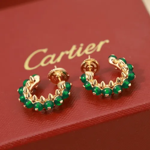 Wholesale Cartier Earrings For Women #1440606 $45.00 USD, Wholesale Quality Replica Cartier Earrings