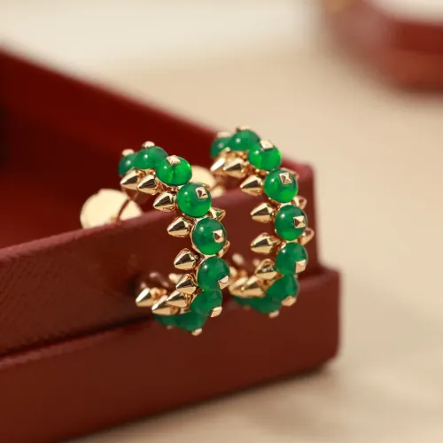 Replica Cartier Earrings For Women #1440606 $45.00 USD for Wholesale