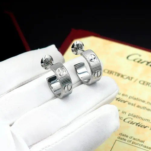 Wholesale Cartier Earrings For Women #1440623 $25.00 USD, Wholesale Quality Replica Cartier Earrings
