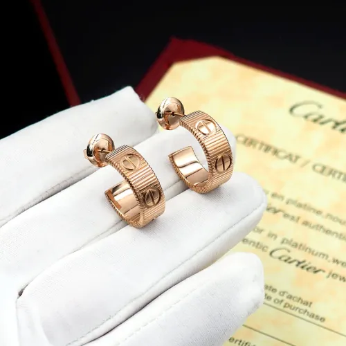 Wholesale Cartier Earrings For Women #1440624 $25.00 USD, Wholesale Quality Replica Cartier Earrings