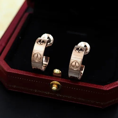 Replica Cartier Earrings For Women #1440624 $25.00 USD for Wholesale
