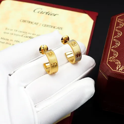 Wholesale Cartier Earrings For Women #1440626 $25.00 USD, Wholesale Quality Replica Cartier Earrings