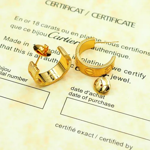 Replica Cartier Earrings For Women #1440626 $25.00 USD for Wholesale