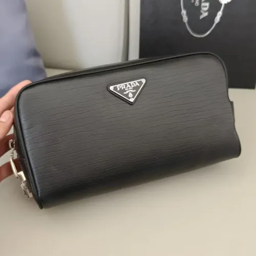 Wholesale Prada AAA Man Pouches #1440633 $96.00 USD, Wholesale Quality Replica Prada AAA Man Wallets
