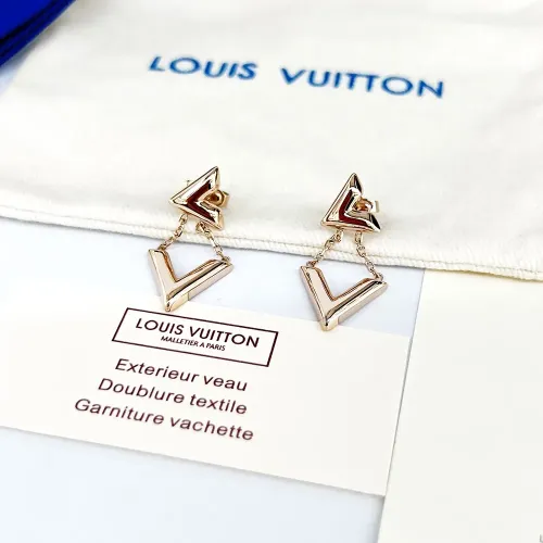 Wholesale Louis Vuitton Earrings For Women #1440663 $25.00 USD, Wholesale Quality Replica Louis Vuitton Earrings