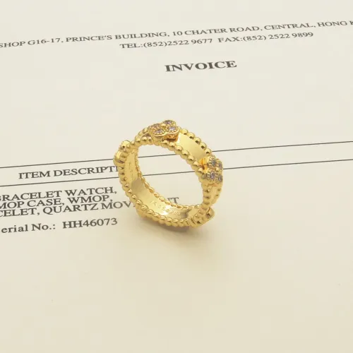 Wholesale Van Cleef &amp; Arpels Rings In Gold For Women #1440687 $25.00 USD, Wholesale Quality Replica Van Cleef &amp; Arpels Rings