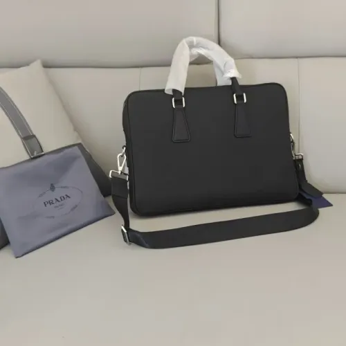 Replica Prada AAA Man Handbags #1440688 $162.00 USD for Wholesale