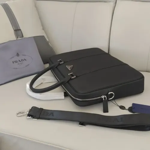 Replica Prada AAA Man Handbags #1440691 $162.00 USD for Wholesale