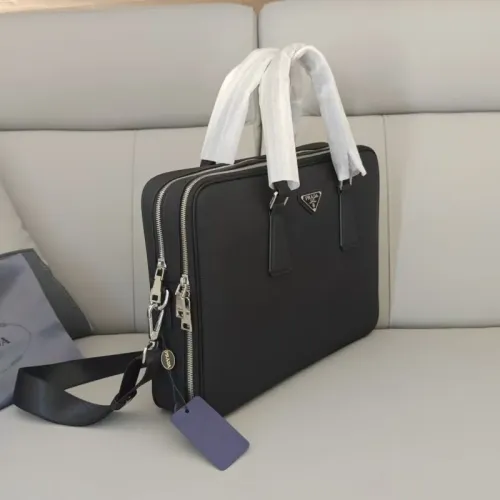 Replica Prada AAA Man Handbags #1440693 $162.00 USD for Wholesale