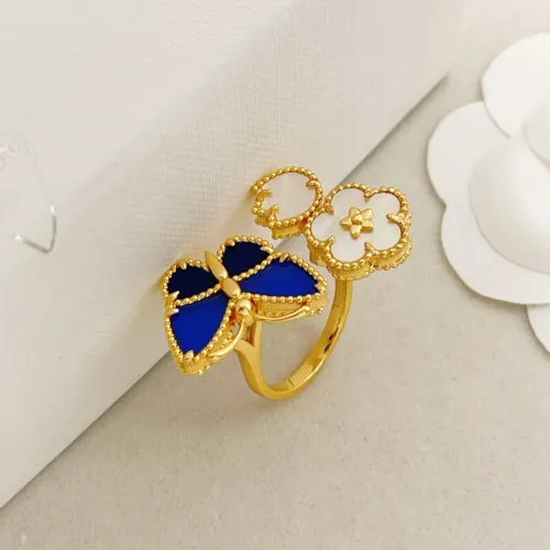 Replica Van Cleef & Arpels Rings In Gold For Women #1440735 $34.00 USD for Wholesale