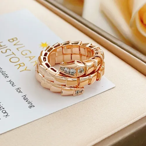 Wholesale Bvlgari Rings In Rose Gold #1440782 $32.00 USD, Wholesale Quality Replica Bvlgari Rings
