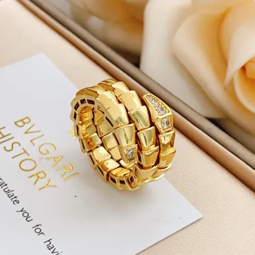 Replica Bvlgari Rings In Gold #1440783 $32.00 USD for Wholesale