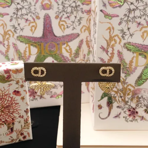 Replica Christian Dior Earrings For Women #1440786 $25.00 USD for Wholesale