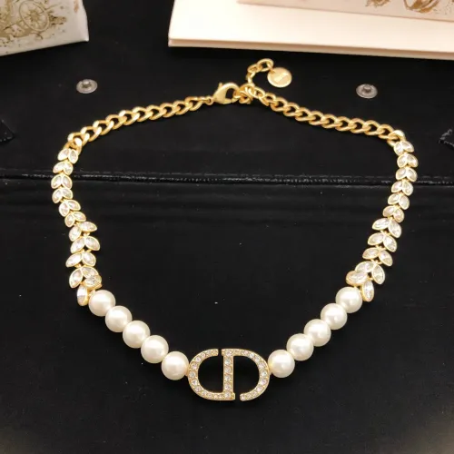 Wholesale Christian Dior Necklaces For Women #1440810 $32.00 USD, Wholesale Quality Replica Christian Dior Necklaces
