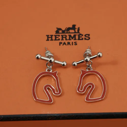 Replica Hermes Earrings For Women #1440874 $29.00 USD for Wholesale