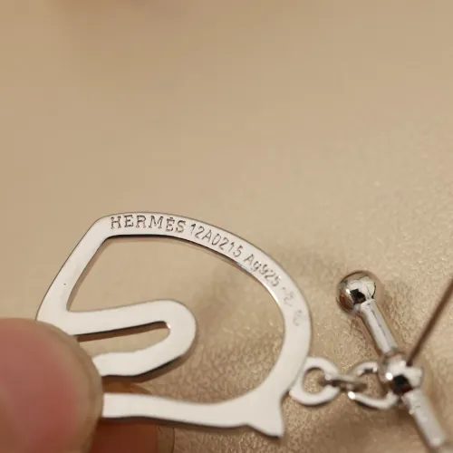 Replica Hermes Earrings For Women #1440874 $29.00 USD for Wholesale