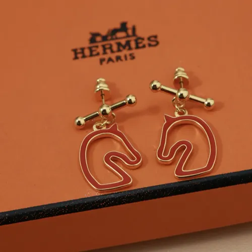 Replica Hermes Earrings For Women #1440876 $29.00 USD for Wholesale