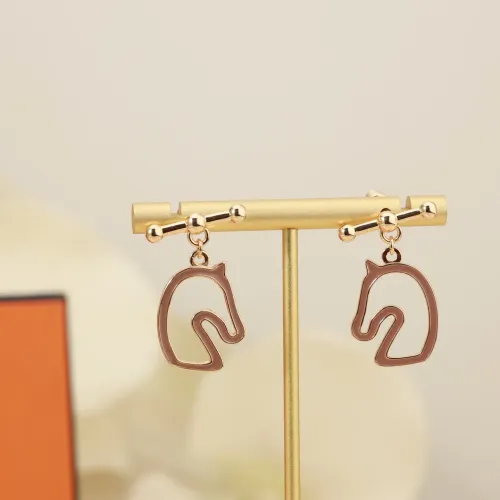 Replica Hermes Earrings For Women #1440878 $29.00 USD for Wholesale