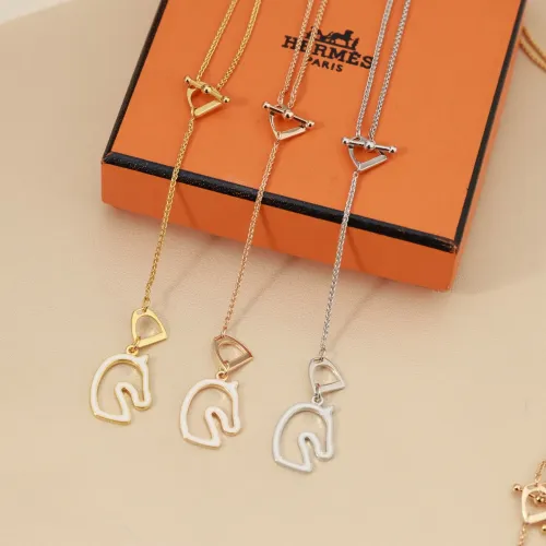 Replica Hermes Necklaces #1440897 $29.00 USD for Wholesale