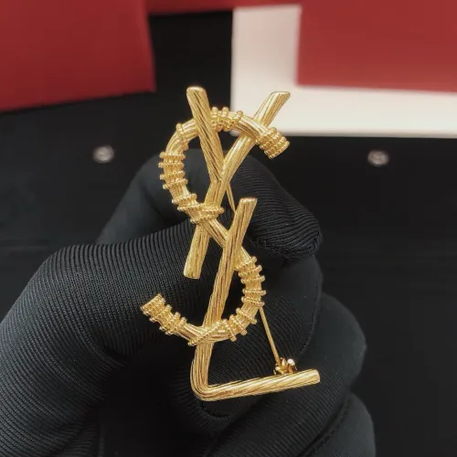 Wholesale Yves Saint Laurent Brooches For Women #1440901 $27.00 USD, Wholesale Quality Replica Yves Saint Laurent Brooches