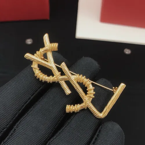 Replica Yves Saint Laurent Brooches For Women #1440901 $27.00 USD for Wholesale