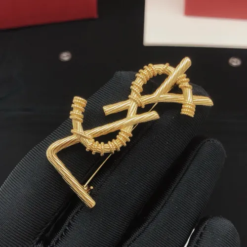 Replica Yves Saint Laurent Brooches For Women #1440901 $27.00 USD for Wholesale