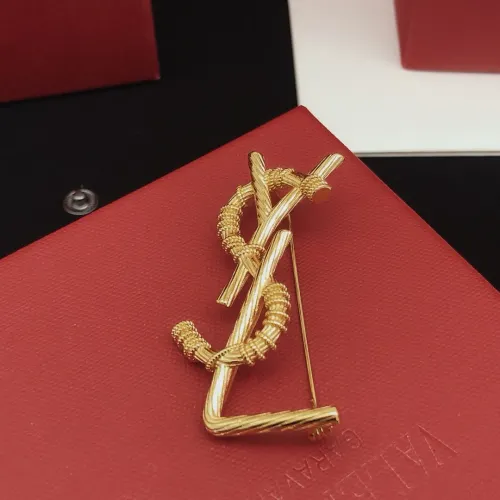 Replica Yves Saint Laurent Brooches For Women #1440901 $27.00 USD for Wholesale
